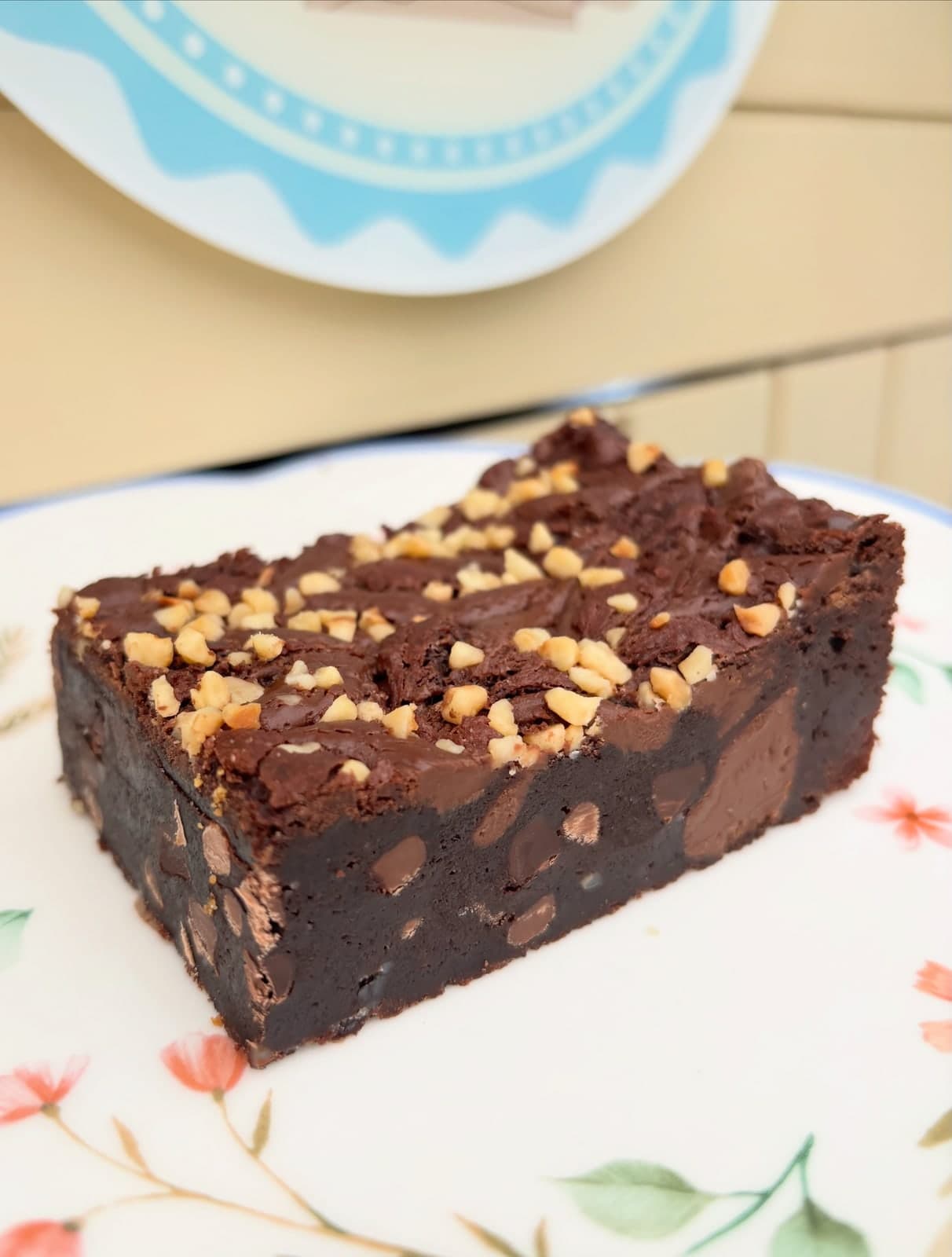 Nutella Brownie photographed at Little Bear Bakes